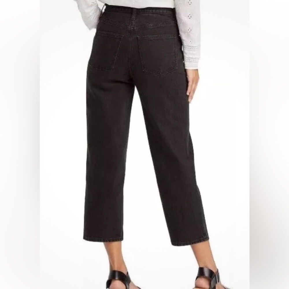 Universal Thread size 8/29 cropped black straight leg jean 26” inseam - Picture 3 of 6